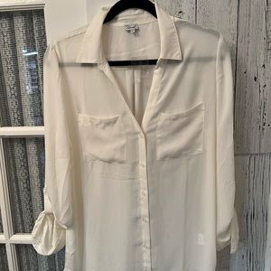 Cream blouse